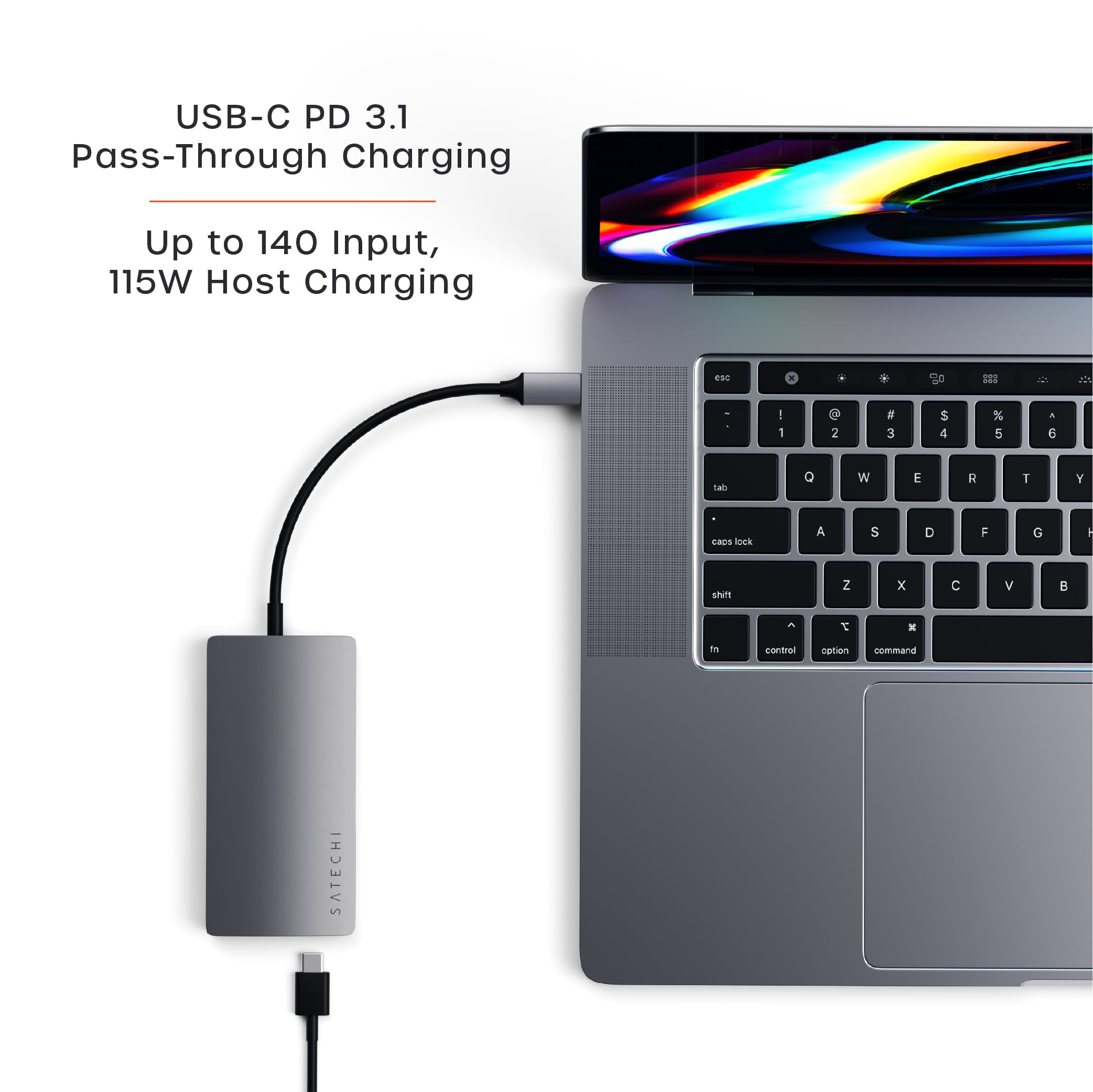 Satechi V2 マルチ USB-C ハブ 8-in-1 Amazon.com: Satechi 8 in 1 USB C Hub Multiport Adapter V2, 4K HDMI